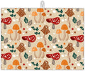 Funny Mushrooms Dish Drying Rack Mats Decor by UIUPRO