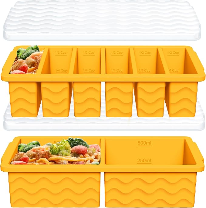 2-Pack Silicone Freezer Trays by Doasuwish