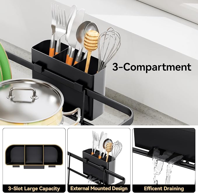 TOOLF Dish Drying Rack, Dish Racks - Image 4