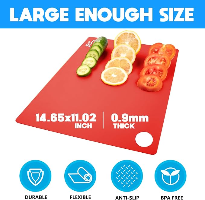 GoodLuck 5 Pieces Flexible Cutting Boards - Image 2