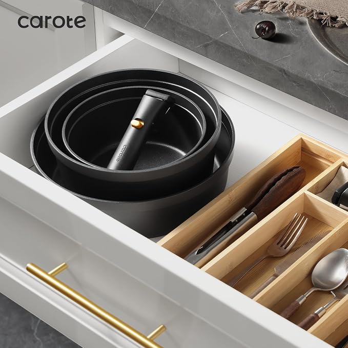 CAROTE 20pcs Pots and Pans Set Non Stick, Nonstick Cookware Set, - Image 7