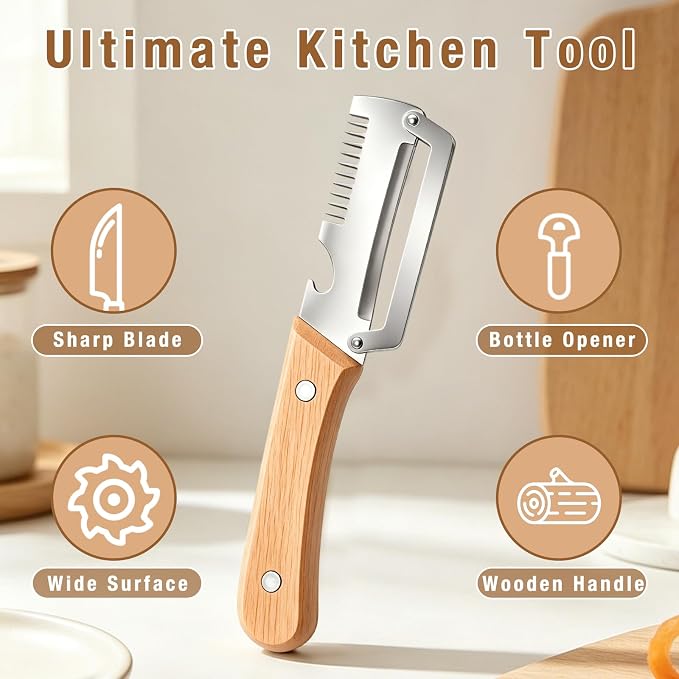 2 Pack Multifunctional Vegetable Peeler - Image 2