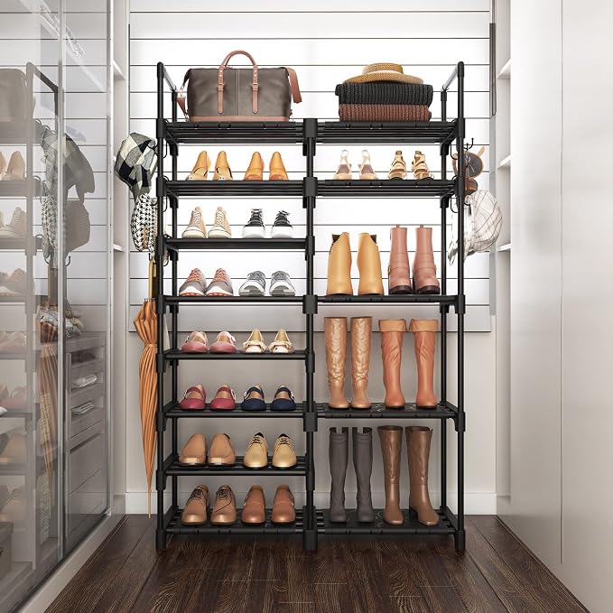 ROJASOP Shoe Rack Organizer, 8-Tier Metal Shoe Rack - Image 7
