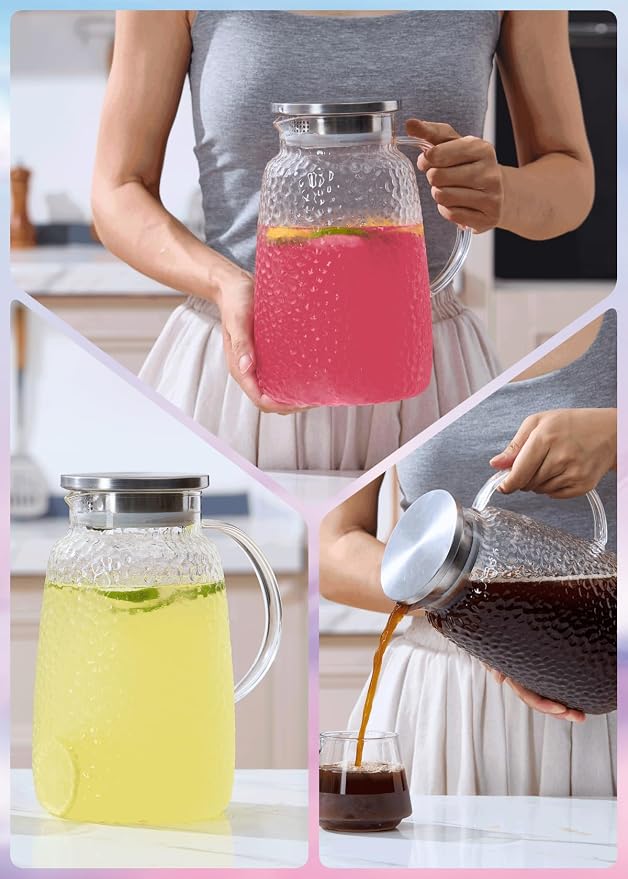 Purefold 105 oz Glass Water Pitcher - Image 7