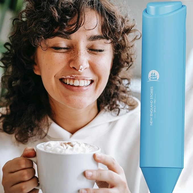 Powerful Milk Frother Handheld Foam Maker, Mini Whisk Drink Mixer - Image 4
