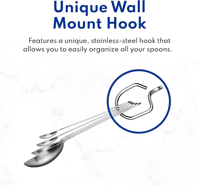 New Star Foodservice 43129 18/8 Stainless Steel Measuring Spoons - Image 8