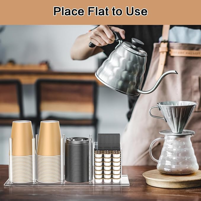 Acrylic Cup and Lid Holder - Image 4