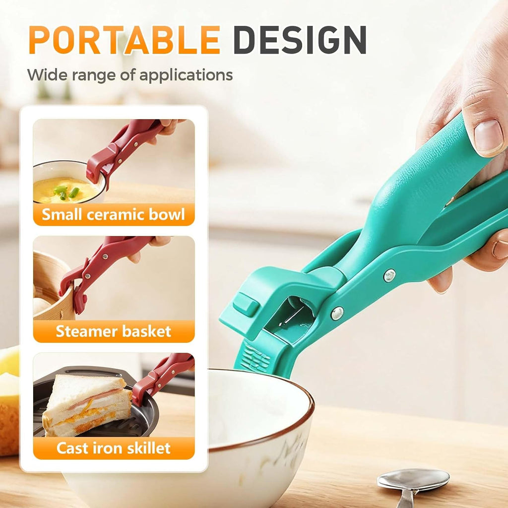 3 PCS Hot Plate Grippers, 2026 Upgraded Multi Purpose Hot Plate