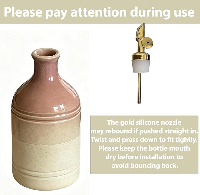 Ceramic Olive Oil Dispenser Bottle - Image 2