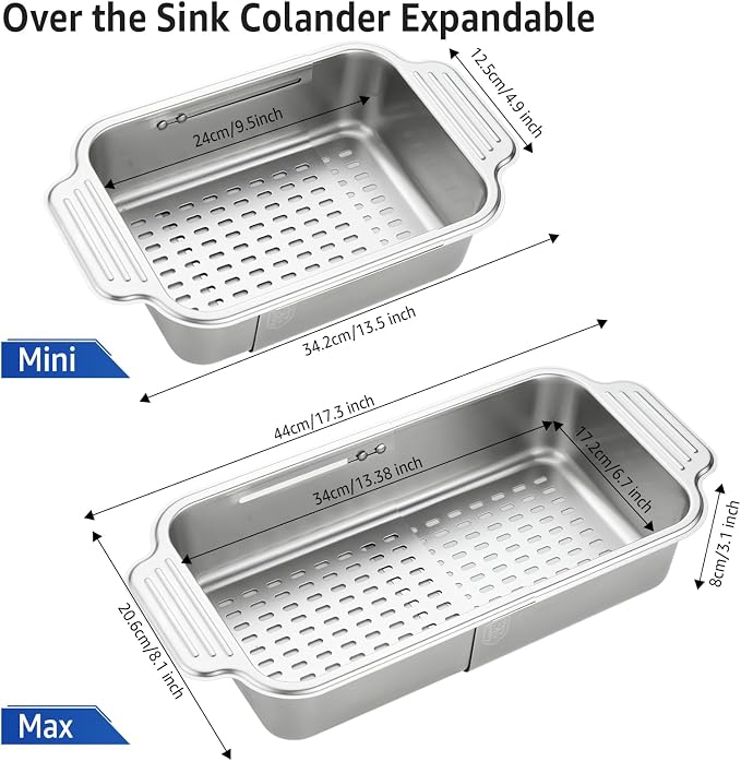 pollock 4 In 1 Collapsible Sink Colander - Image 6
