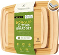 Bamboo Cutting Board Set Non Slip Feet Over Sink Brides Her Wedding Day Bridal by Socisen