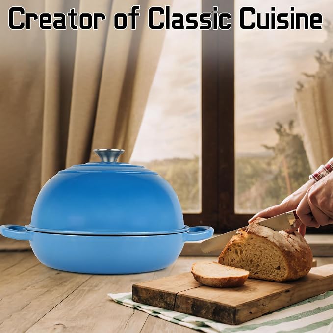 Enameled Cast Iron Bread Oven, Dutch Oven Pot - Image 6