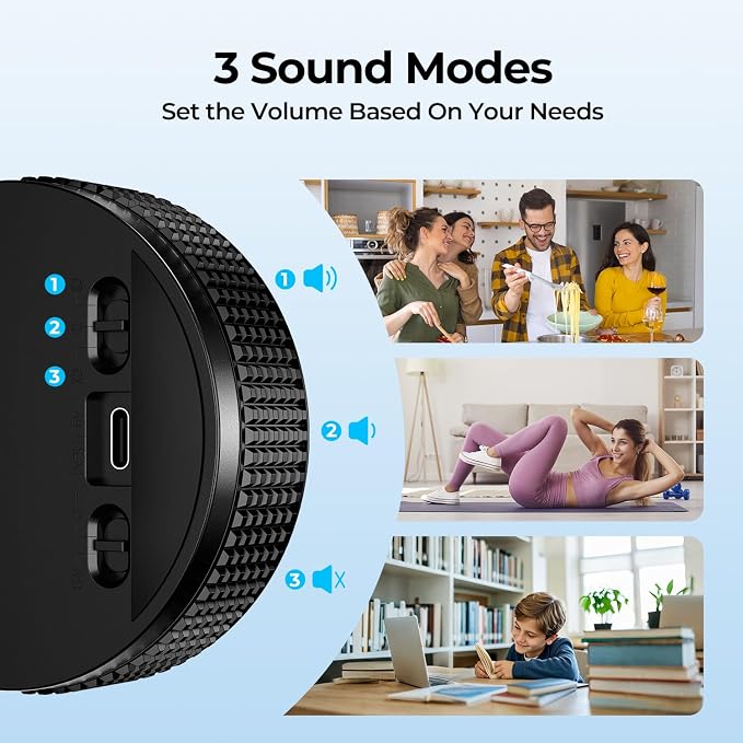 Digital Kitchen Timer, Large Display Magnetic Countdown Countup Timer, 3 Preset - Image 5