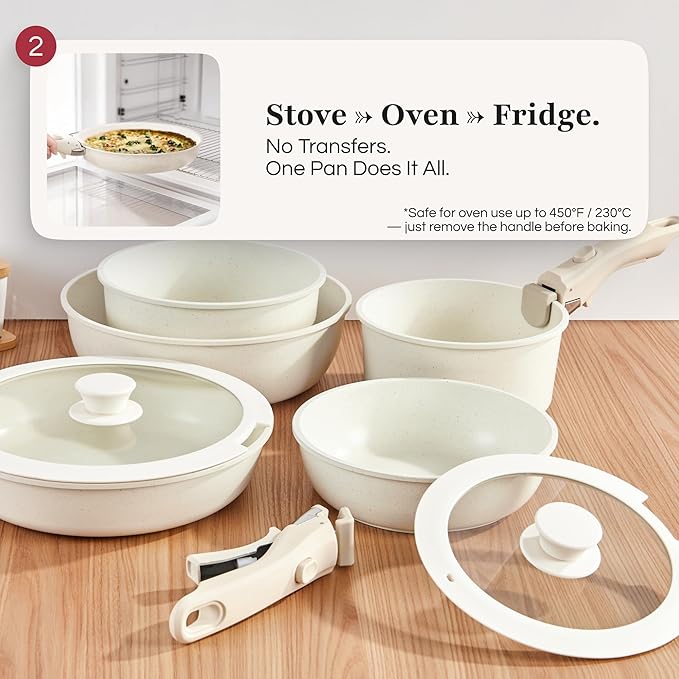 GOURMETIFIC® Stainless Steel Cookware Set - Image 3