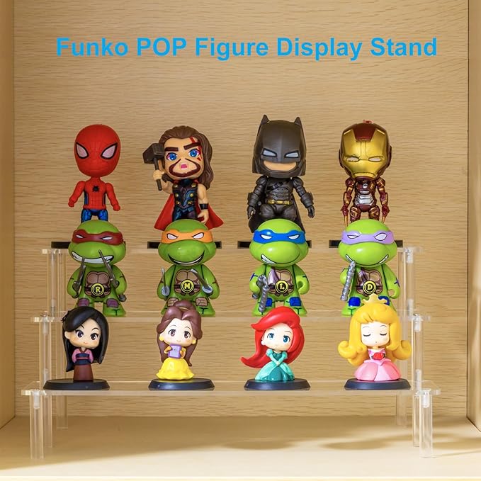 HENABLE Large Acrylic Display Risers, Perfume Stand Organizer, Tabletop Use - Image 3