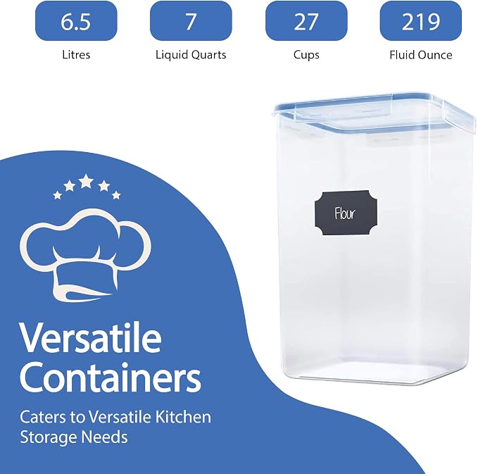 Chef's Path Extra Large Airtight Food Storage Containers - Image 2