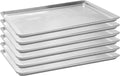 6 Pack Full Size Aluminum Perforated Baking Sheet Pan, Restaurant & Kitchen by FSUON