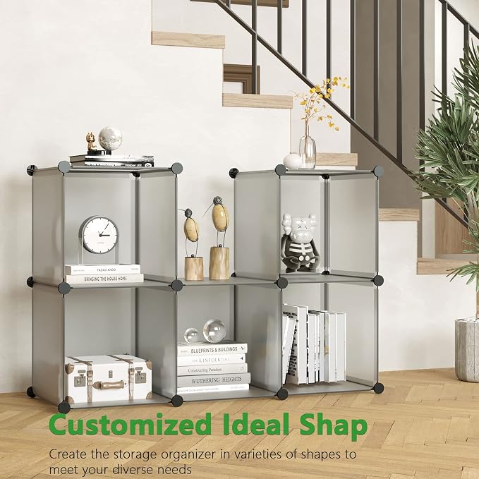 C&AHOME Cube Storage Organizer, 6-Cube Shelves Units, Closet Cabinet, DIY - Image 4