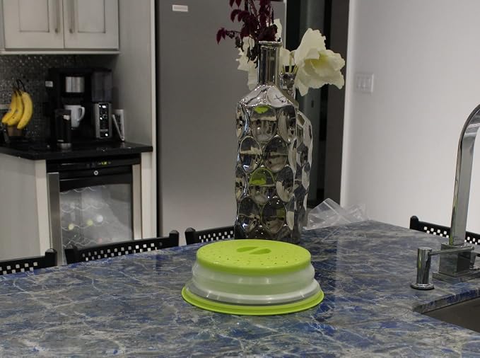 Dependable Industries' 2-in-1 Collapsible Microwave Splatter Guard Cover & - Image 4