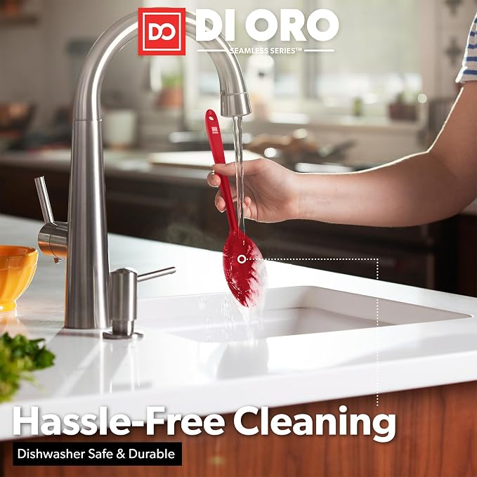 DIORO Silicone Mixing & Serving Spoons - Image 5