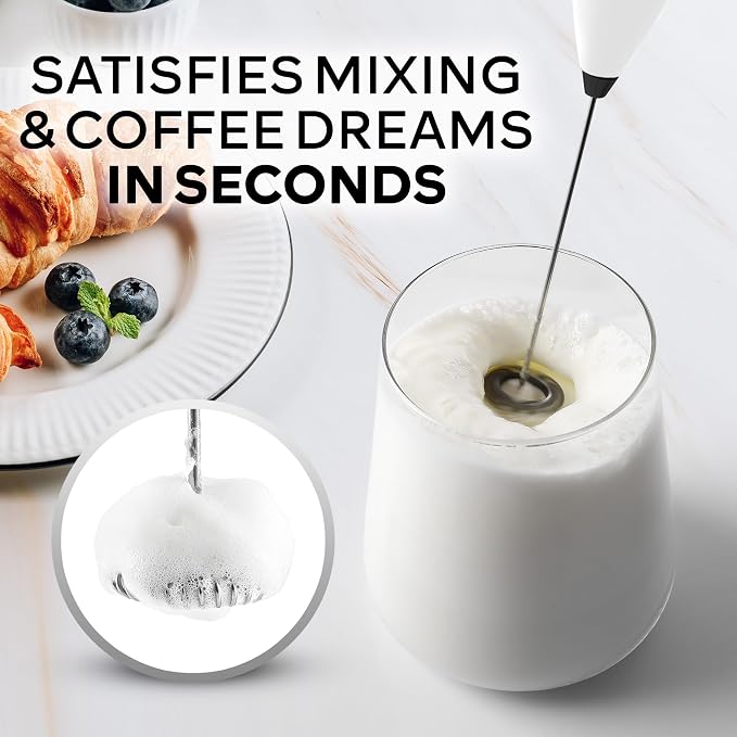 Zulay Kitchen Powerful Milk Frother Wand - Image 2