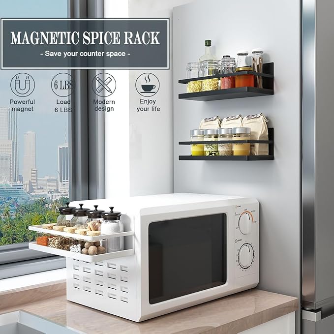 2 Pack Magnetic Spice Rack - Image 5