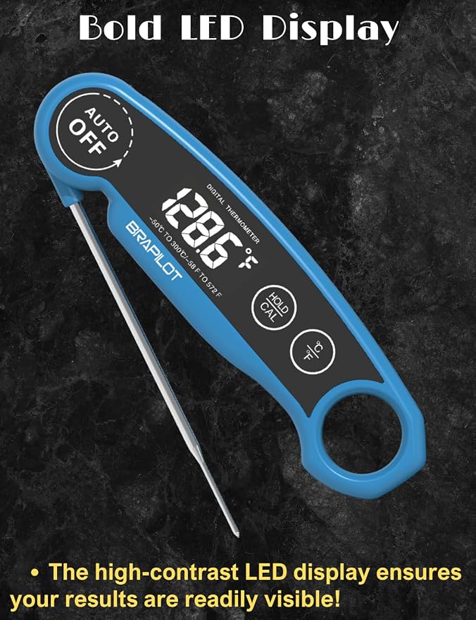 Digital Meat Thermometer Rechargeable, Waterproof Kitchen Cooking Thermometer - Image 4