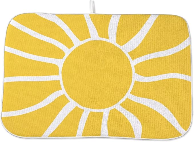Summer Dish Drying Mat 18 x 24 inch by AEIOAE