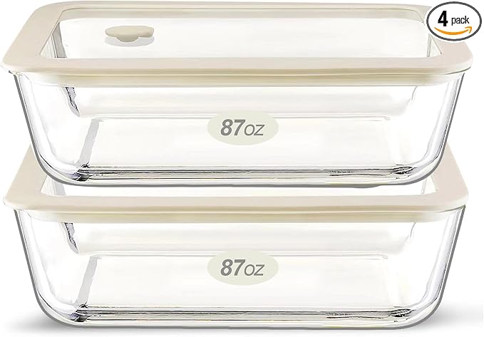 Urban Green Glass Food Container Set by LiveaLifeEasierandGreener