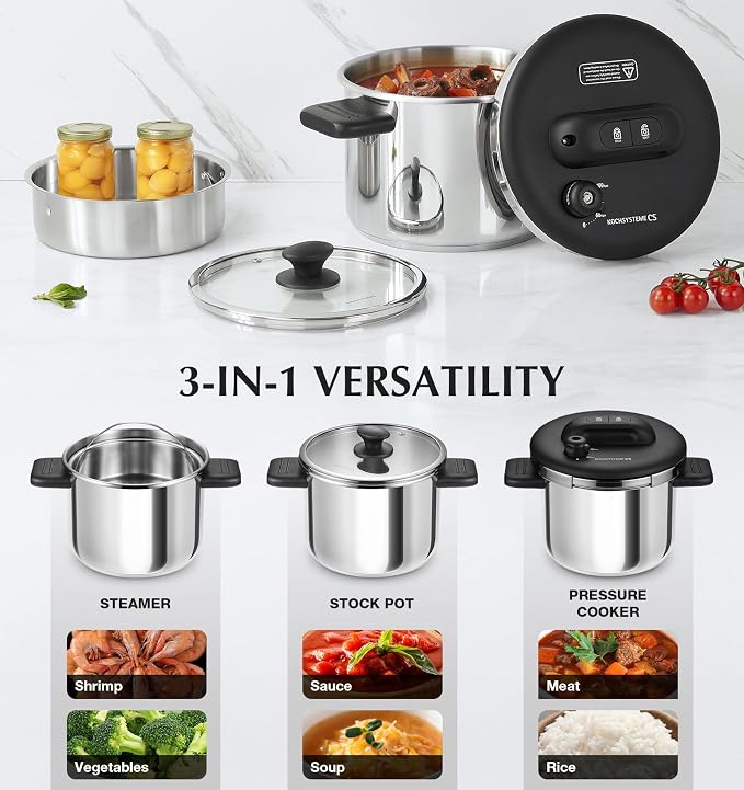 KOCH SYSTEME CS 14 Piece Stainless Steel Cookware Set - Image 5