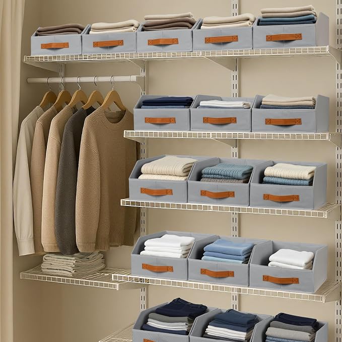 Homsorout Fabric Storage Bins for Organizing - Image 6