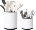 LIBODOUR Kitchen Utensil Holder Extra Large Rotating by ModernandFarmhouseUtensilHolder