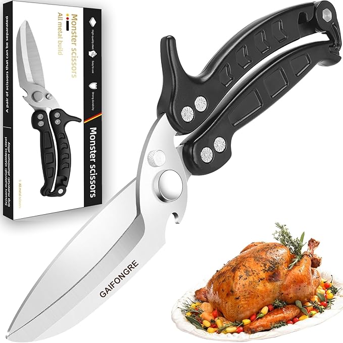 Poultry Shears Scissors Heavy Duty, Kitchen Shears, Separable easy to clean by GAIFONGRE