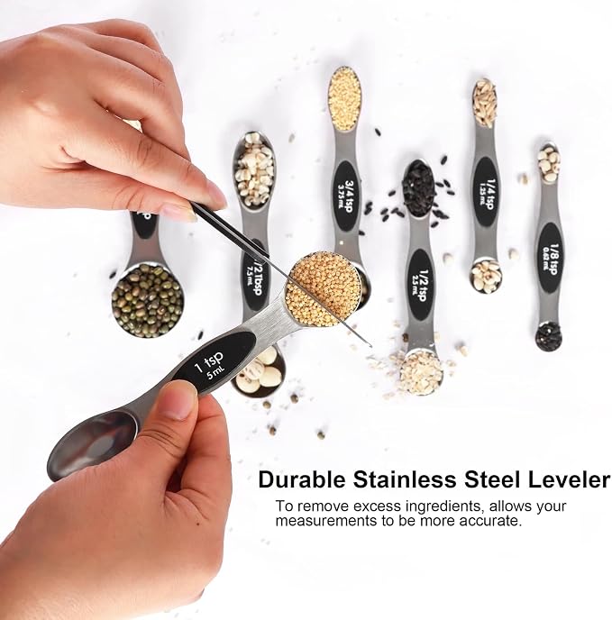 Magnetic Measuring Spoons Set - Image 4