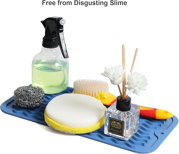 ZLR Silicone Sponge Holder & Sink Caddy Tray - Image 9