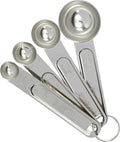 Good Cook Classic Set of 4 Stainless Steel Measuring Spoons by GoodCook