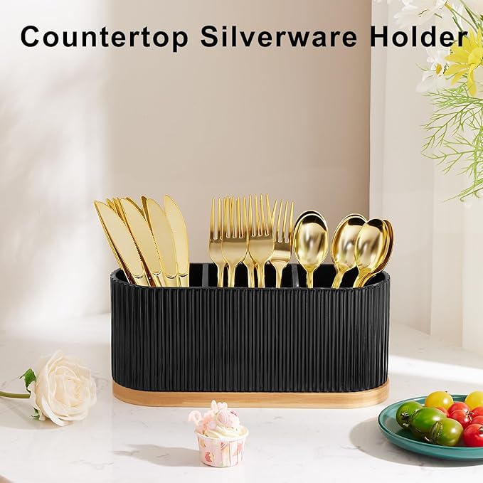 Countertop Silverware Holder, Cutlery Caddy - Image 3