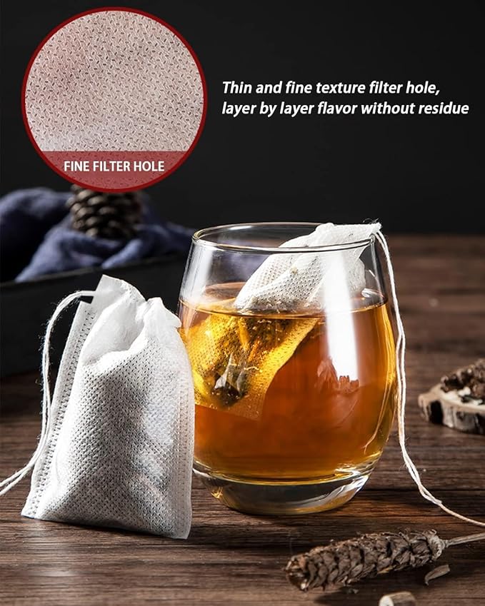 200pcs Disposable Tea Bags for Loose Leaf Tea, Tea Filter Bags - Image 6