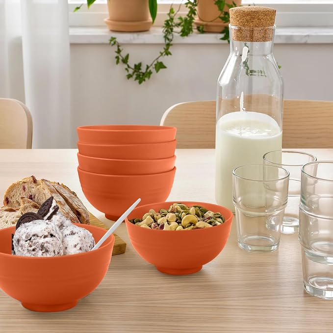 Wrova wheat straw small bowls 10oz set of 8 - Image 6