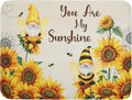 Giwawa Bee Gnomes Dish Drying Mat, Summer Sunflowers Elf Dish Drainer Mats by Giwawa
