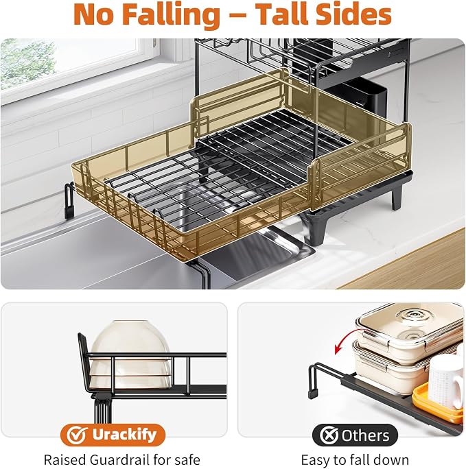 Urackify Dish Drying Rack - Image 3