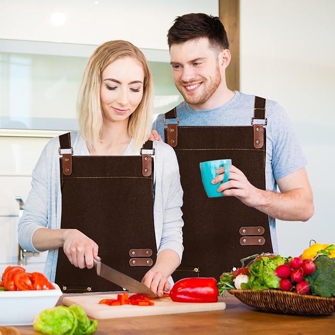 Apron for Men Women, Chef Apron - Image 6