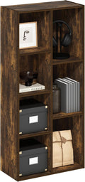 Furinno LUDER Book Shelf, 7-Cube Bookshelf, Bookcase by Furinno-FitsYourSpaceFitsYourBudget