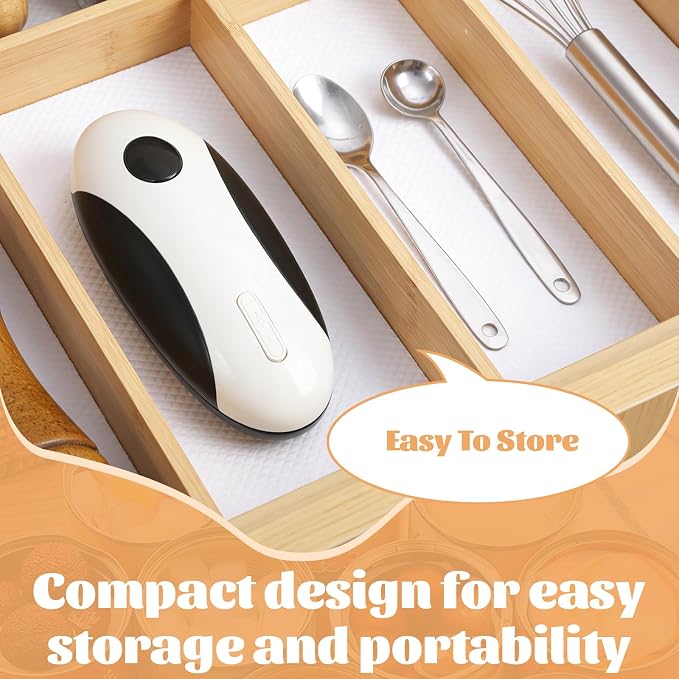 Electric Can Opener, USB Rechargeable Can Opener, One-Touch Cordless Can Opener - Image 5