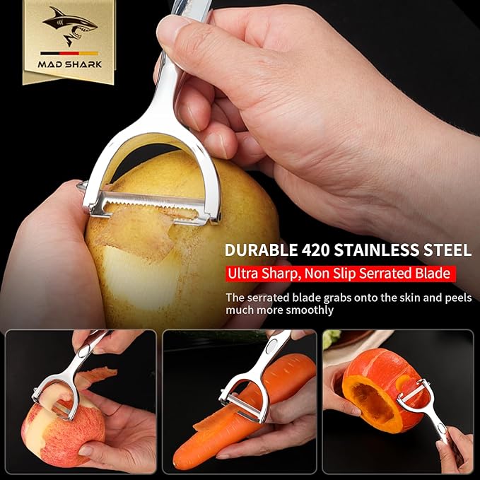 MAD SHARK Ultra Sharp Vegetable Peelers - Image 3