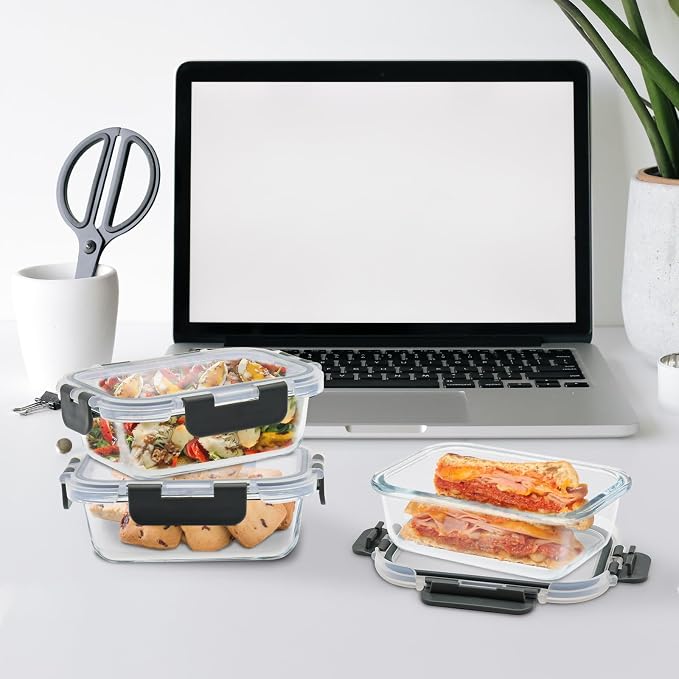 GULFLIN 24-Piece Small Glass Food Storage Containers - Image 6