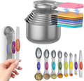 Magnetic Measuring Cups and Spoons Set, N52 Magnetic Nesting Design magnetic by Unknown