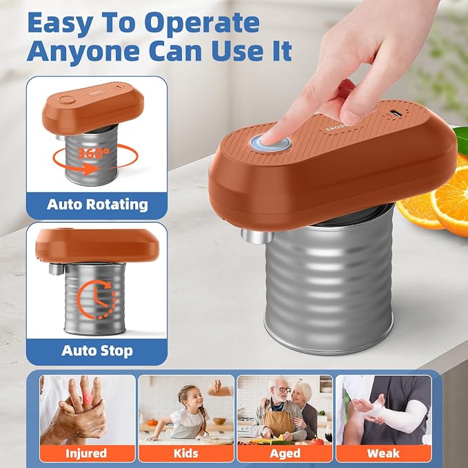 Auto Electric Can Opener, Rechargeable Can Openers - Image 5