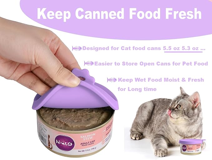 Comtim Cat Food Can Covers Lids - Image 3
