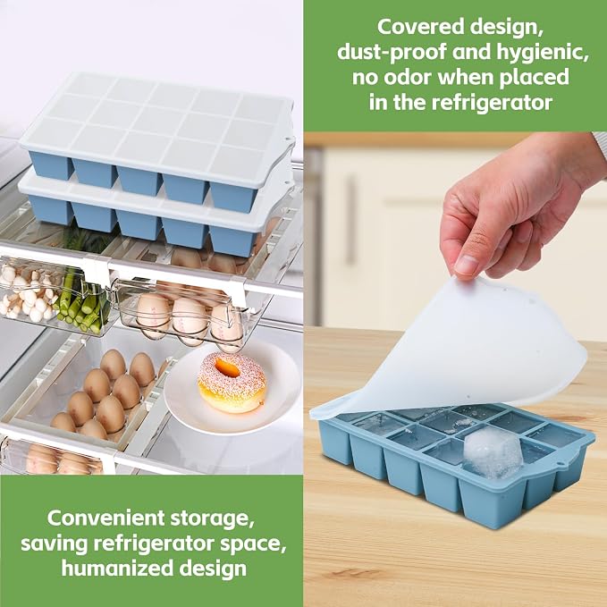 FANYITY Silicone Ice Cube Tray - Image 4